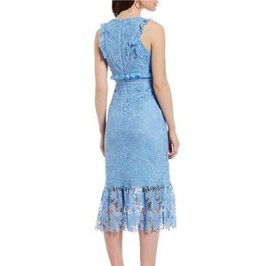 GIANNI BINI SIZE 4, Blu, MIDI DRESS